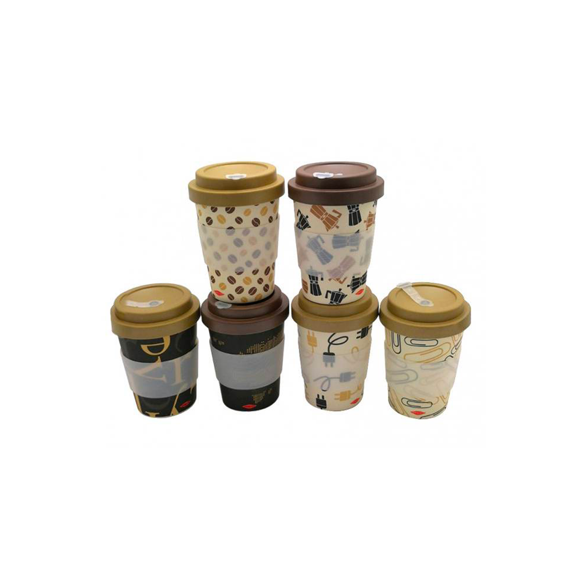 Mug taza reutilizable fibra de Bamboo 350 ml, Oroley – Movenpick Chile